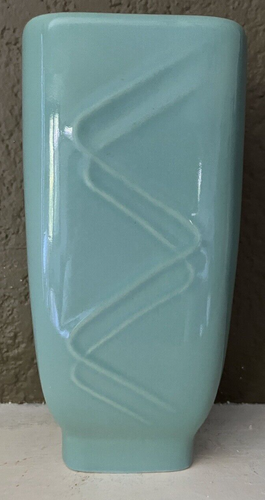 ABINGDON KERAMIK (IL 1934-50) MODERNE VASE #705 (1950) - GRÜN