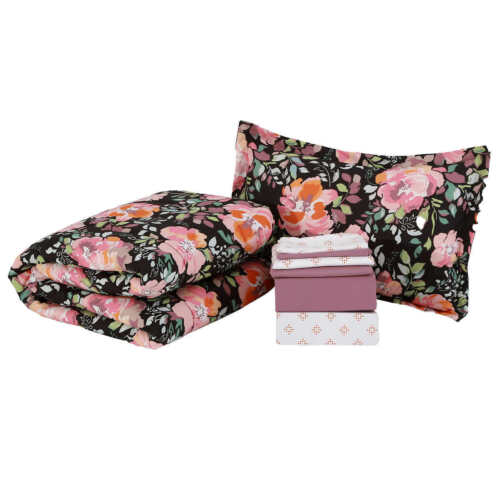 Berkshire Life, 8-piece Floral Comforter Bed-in-a-Bag Set (Size Twin XL) - Picture 2 of 3
