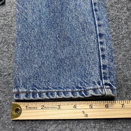 Vintage Levis Jeans Boy 26x26 Black 550 Relaxed Fit Tapered Orange Tab 14 Reg - Picture 5 of 12