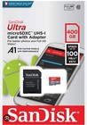 SanDisk Ultra 400GB Micro SDXC with Adapter Class 10 Memory Card -100 mb/s