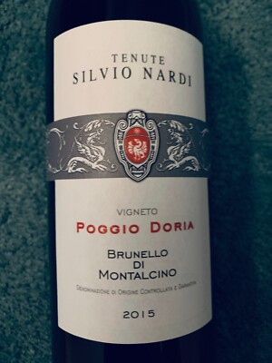 Rotwein, Toskana, Italien, trocken, Brunello di Montalcino, Poggio Doria, 2015