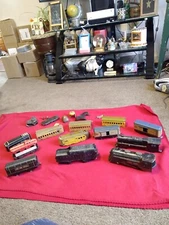 Lionel and Marx plus more antique vintage metal train lot untested pre war? 