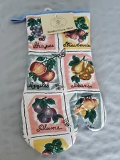 NEW! Fruit Theme Oven Mitt by Sultan's Linens