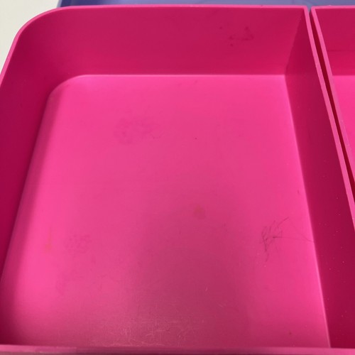 Vintage Caboodles Case Purple Lilac Pink Hearts 2602 Makeup Case 90’s - Picture 10 of 15