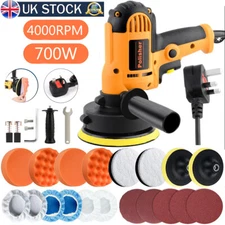 25PCS Rotary Car Polisher Buffer Sander Polishing Machine 5" Sponge Pad Mop Kit