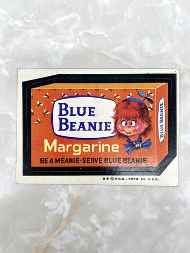 1973 Topps Wacky Packages Series #4 "Blue Beanie Margarine" TB NM