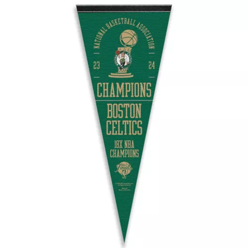 Boston Celtics 2024 Finals Champions Full Size Pennant Flag Banner