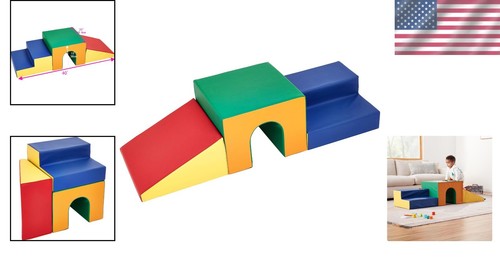 Indoor Playground Single Tunnel for Kids - Lightweight & Secure 60x20x15 in - Picture 2 of 8