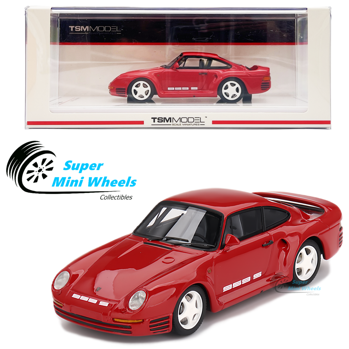 Porsche 959 1/43ミニカー 1/43 MR Collection Porsche 959 Street Car in Silver Limited