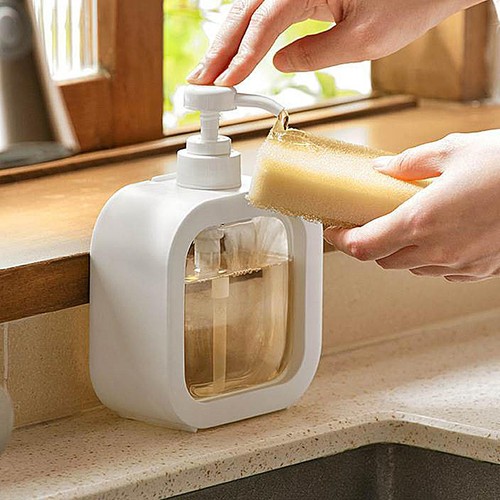 300/500ml Soap Dispenser Empty Bottles Refillable Shampoo Container Lotion Press - Picture 7 of 11
