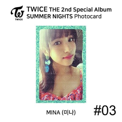 TWICE SUMMER NIGHTS DANCE THE NIGHT AWAY Official Photocard Mina