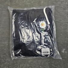 J. Balvin x Takashi Murakami Hoodie Medium Black Blanco Flower Colores Reggaeton
