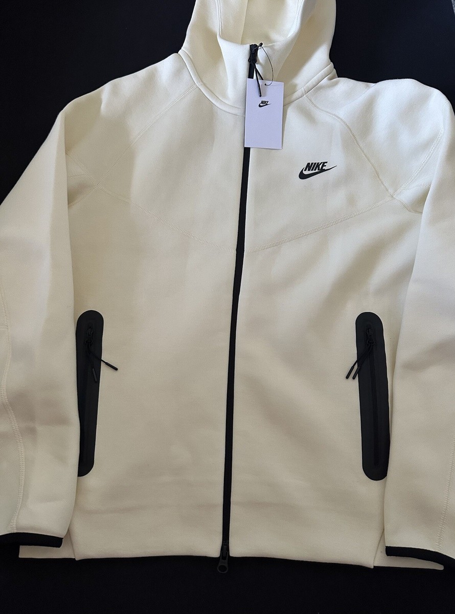 HOT Full Zip Hoodie Nike Tech Fleece Anzug Creme Nike Tech