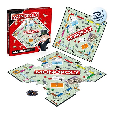 MONOPOLY SPIELBRETT NO.9 - PUZZLE - Winning Moves 46912 - 1000 Teile Pcs.
