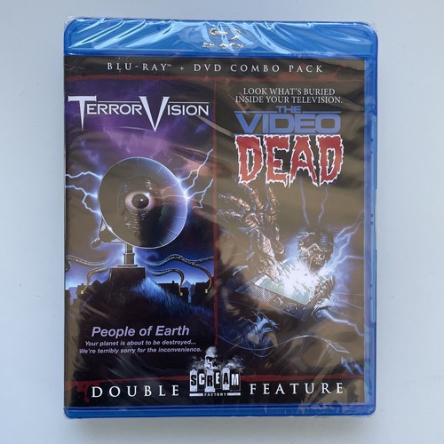Terrorvision The Video Dead Double Feature Blu Ray DVD with Bonus Pin - Picture 3 of 4