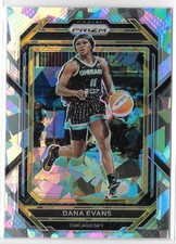 2023 Prizm WNBA Cracked Ice #59 Dana Evans Chicago Sky Louisville Cardinals