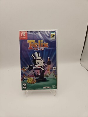 Felix The Cat SDCC Foil Cover Nintendo Switch New Sealed Limited Run Games LRG