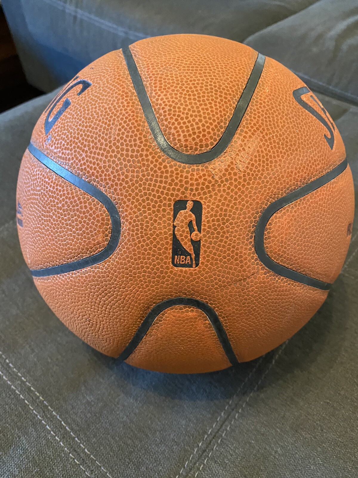 Official Spalding 2006 Cross Traxxion NBA Game Ball Leather Basketball
