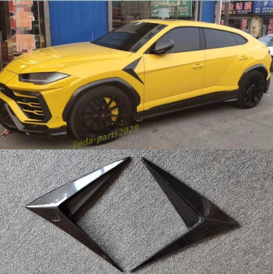 For Lamborghini Urus TPC Style Carbon Front Fender Side Trim Air Vents Cover Kit