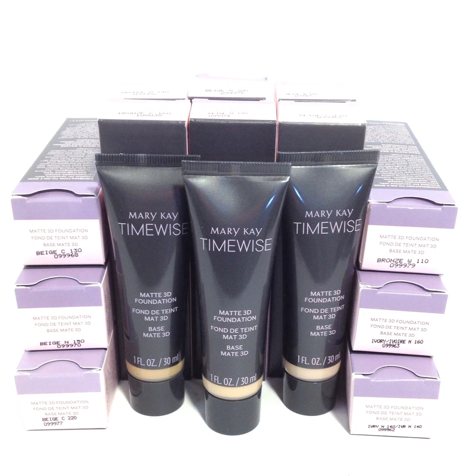 MARY KAY TIMEWISE MATTE 3D FOUNDATION~YOU CHOOSE SHADE~IVORY~BEIGE~BRONZE~NIB! - Image 2 of 4