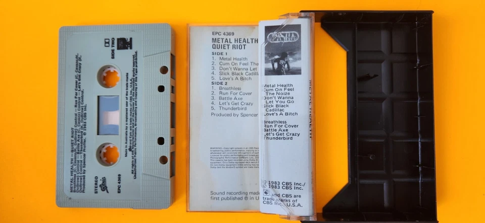 QUIET RIOT - Metal Health Cassette 1983 ,FREE POSTAGE AND TRACKING !!! - Image 3 of 4