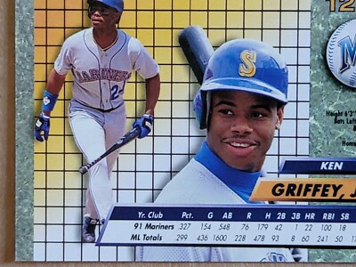 Ken Griffey Jr 1992 Fleer Ultra Baseball Card #123 Seattle