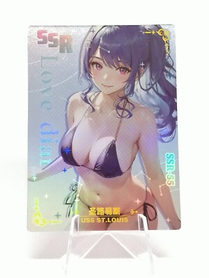 USS St. Louis - Azur Lane - Love Diary - SSR 55 - Anime - Foil Card