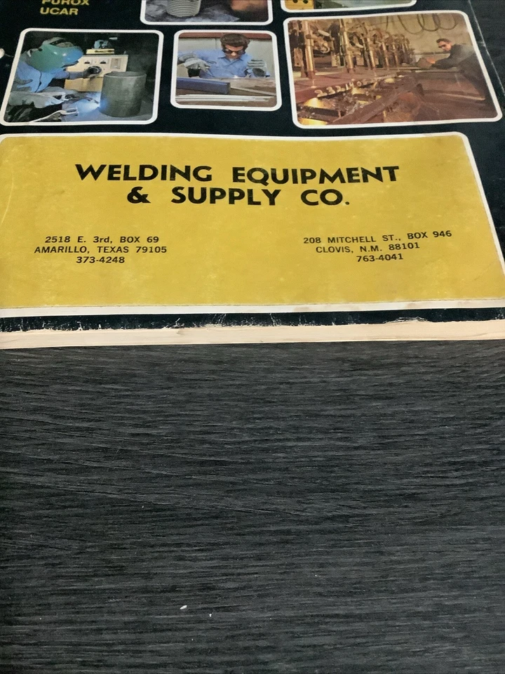 Vintage 1970’s Union Carbide Welding Products Catalog Amarillo Clovis - Immagine 2 di 4