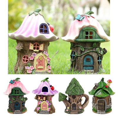 Miniatur Baumstumpf Aus Kunstharz - Deko Für Feengarten & Terrarium