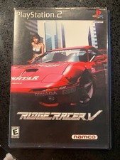 Playstation 2 RIDGE RACER V w/ case & Instructions(Used) WORKS PS2