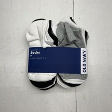 Old Navy 10 Pack Ankle Socks Unisex Kids Size Medium NEW