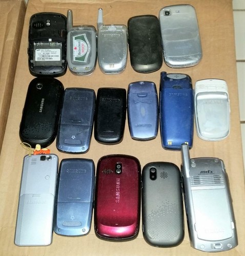 27 SAMSUNG CELL PHONES *PARTS REPAIR UNTESTED* Filp Different Carriers Tablet - Picture 5 of 7
