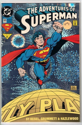 ADVENTURES OF SUPERMAN #505 Oktober 1993 DC Folienhülle Posten #2 {KOSTENLOSER VERSAND} - Bild 3 von 3