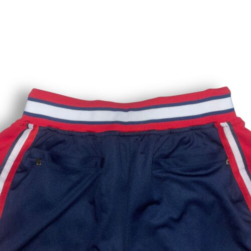 Just Don Navy USA 1992 Basketball Authentic Shorts Sz L - Picture 7 of 8