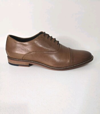 Floyd Lotte Cognac Oxford Leather Dress Shoes Size 9.5 M  display picture 1