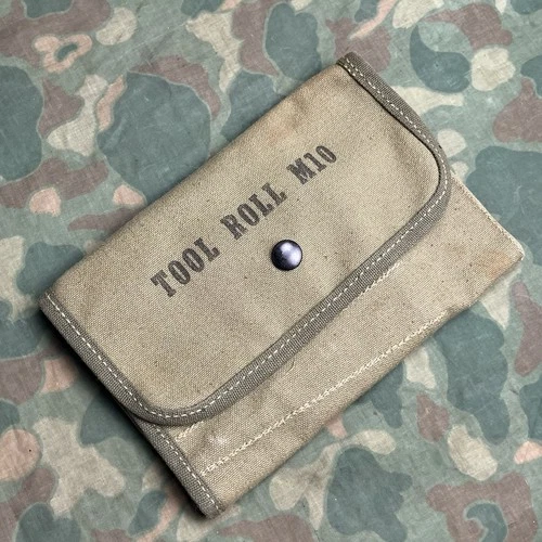 NOS Original WWII US Military M10 Spare Parts Tool Roll Field Gear WW2