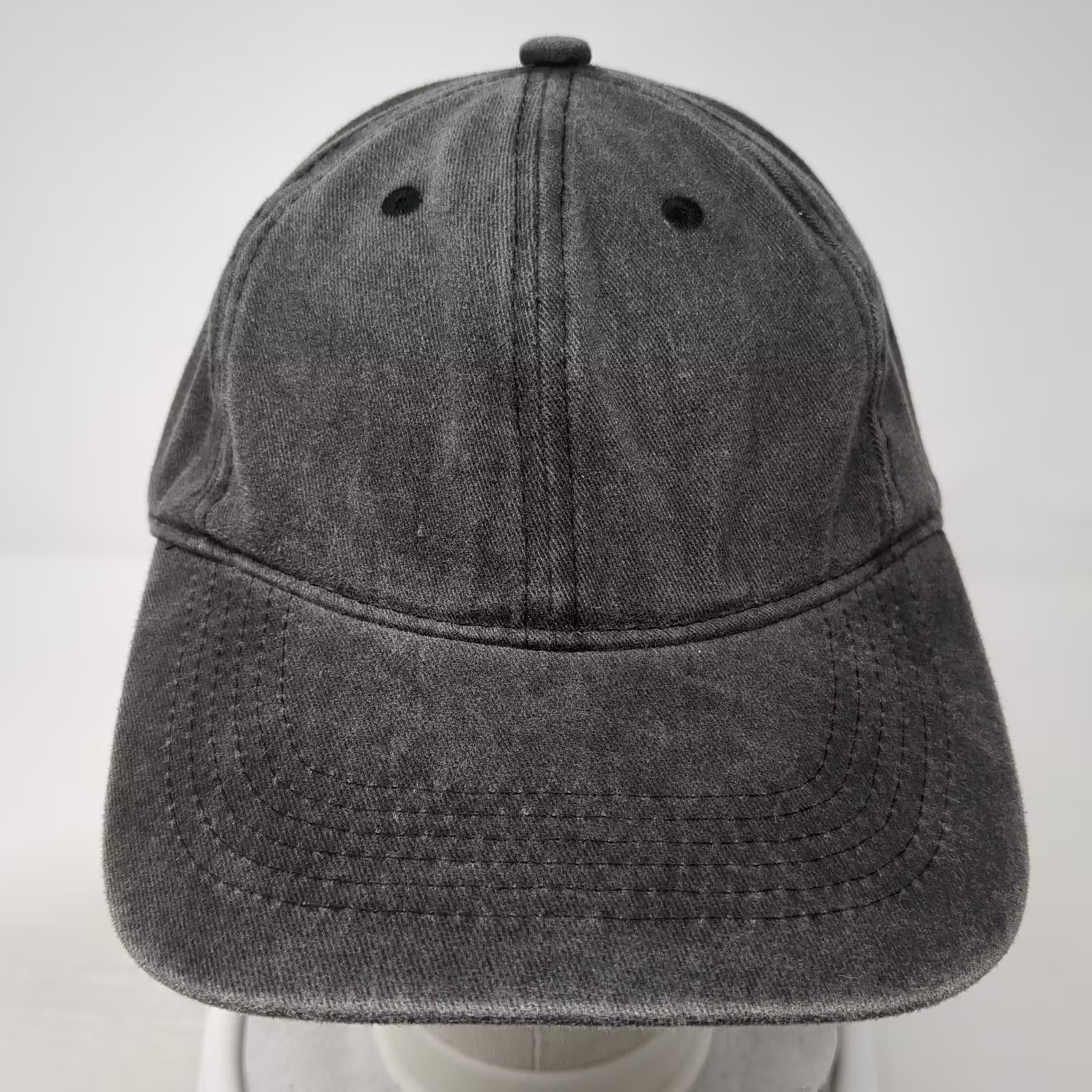 Gray Black Baseball Cap Hat Adjustable Slideback … - image 2