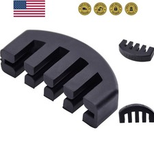 Rubber 4/4 Violin Practice Mute, Black