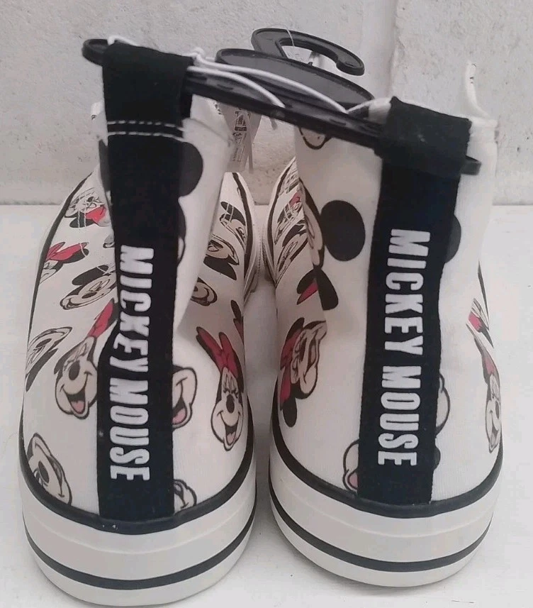 Womens Mickey Mouse Primark High Tops Trainers UK 6 - Image 3 of 4