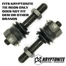 2 Kryptonite Replacement Inner Tie Rod End 11-25 GM HD Trucks w Stock Centerlink