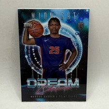 2023-24 Topps Midnight Dream Chasers Marcus Sasser #DC-17 Rookie RC NBA Pistons