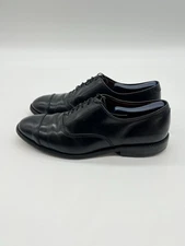 Allen Edmonds Park Avenue Mens Sz 8.5E Black Leather Lace Up Captoe Dress Shoes