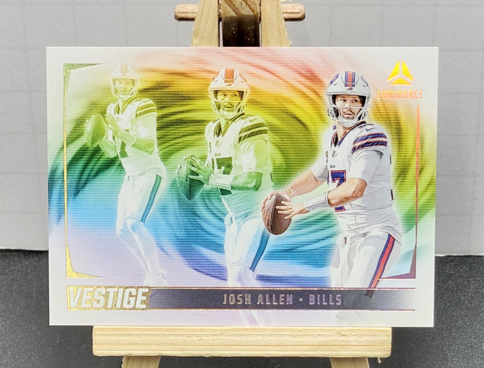 Josh Allen 2024 Panini Luminance Football Vestige Insert #VES-JAN
