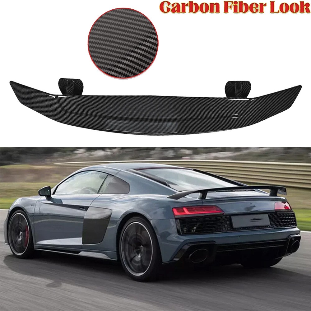 Carbon Fiber Spoiler Wing Rear Trunk Wing GT Style Spoiler For Audi R8 V8 V10