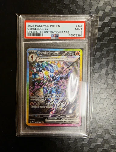 The Pokemon Company Sv Prismatic Evolutions Ceruledge ex 147/131 SIR PSA 9