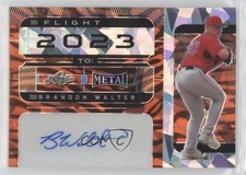 2022 Leaf Metal Flight 2023 To Tiger Crystals 1/4 Brandon Walter Auto 4z8