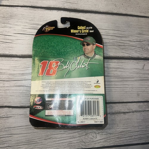 Winners Circle Bobby Labonte #18 Shrek 2 1/64 Scale NASCAR Diecast with Hood - Picture 4 of 4