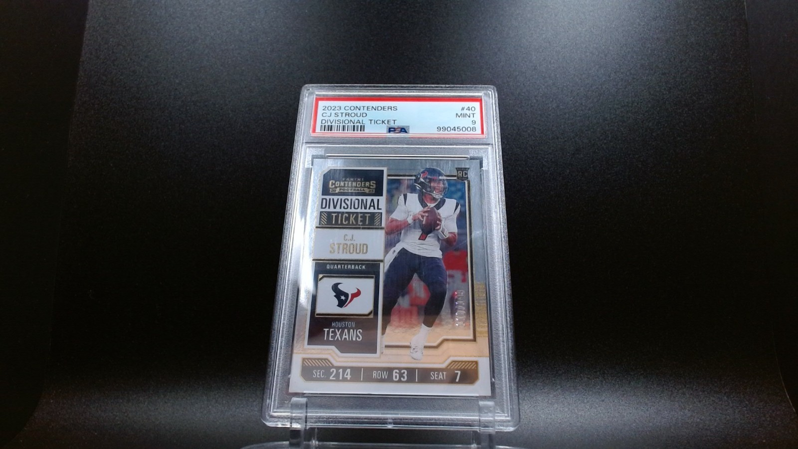 2023 Contenders CJ Stroud Divisional Ticket #40 PSA-9 110/149