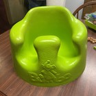 Bumbo Seat Baby Infant Floor Chair Bath Seat Green With Safety Straps