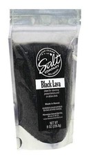 Hawaiian Island Salt Company Black Lava, 8 Ounce Pouch 8 Pack of 1 